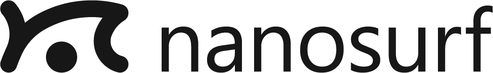 Nanosurf Logo 2019 Black